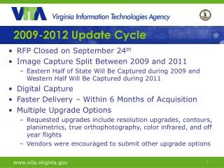 2009-2012 Update Cycle