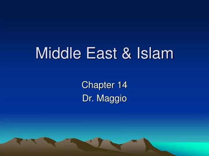 middle east islam