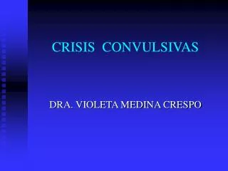 crisis convulsivas