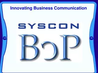 Innovating Business Communication