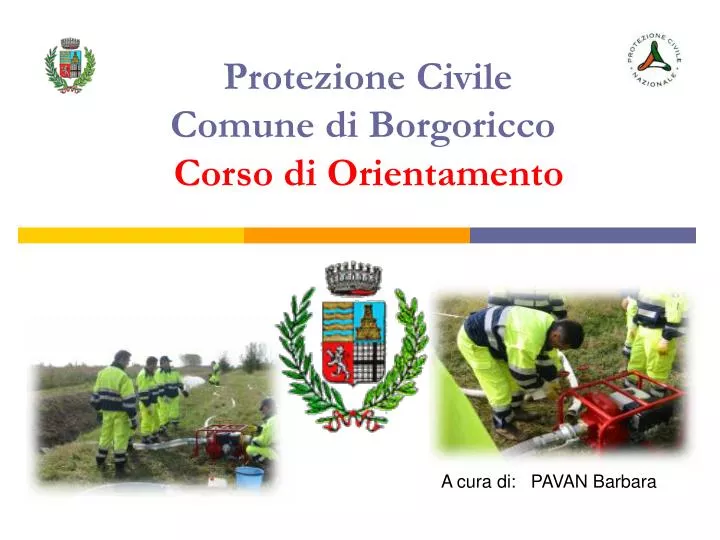 protezione civile comune di borgoricco corso di orientamento