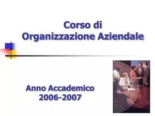 anno accademico 2006 2007