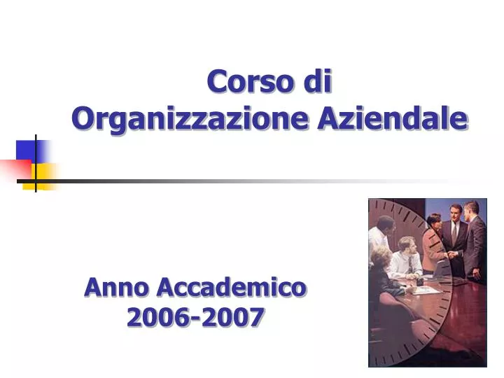anno accademico 2006 2007