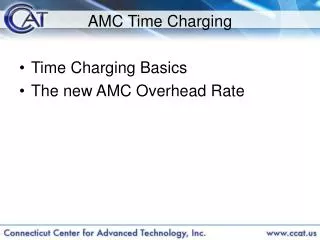 AMC Time Charging
