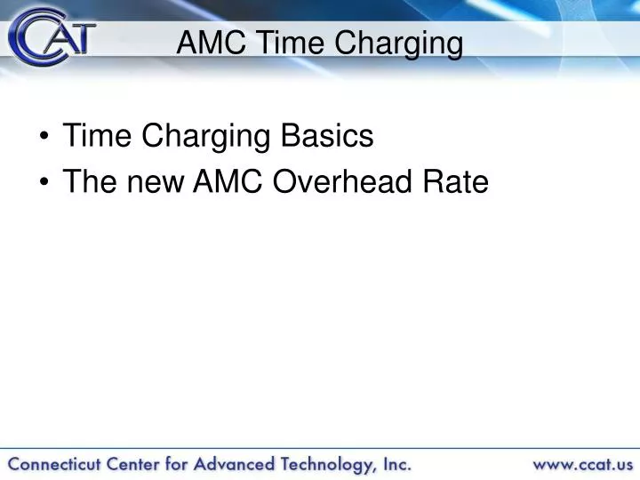 amc time charging