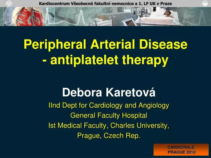 peripheral arterial disease antiplatelet therapy