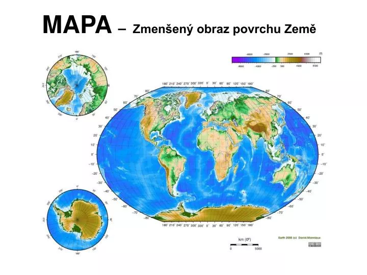 mapa zmen en obraz povrchu zem