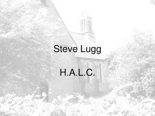 Steve Lugg