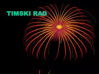 timski rad