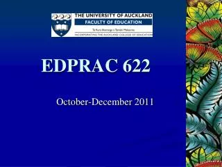 EDPRAC 622