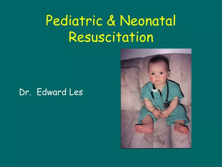 pediatric neonatal resuscitation
