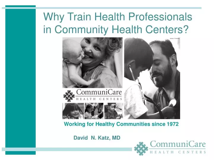 working for healthy communities since 1972