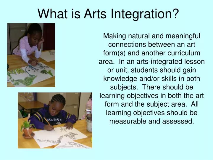 what is arts integration