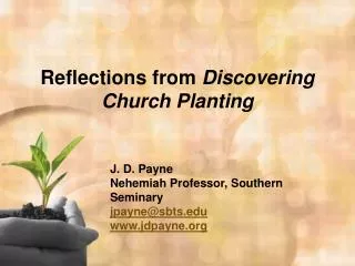 Reflections from Discovering Church Planting