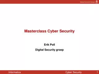 masterclass cyber security