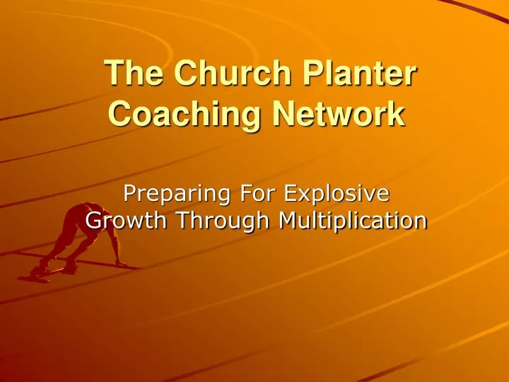 the church planter coaching network