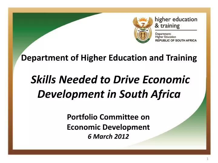 skills needed to drive economic development in south africa