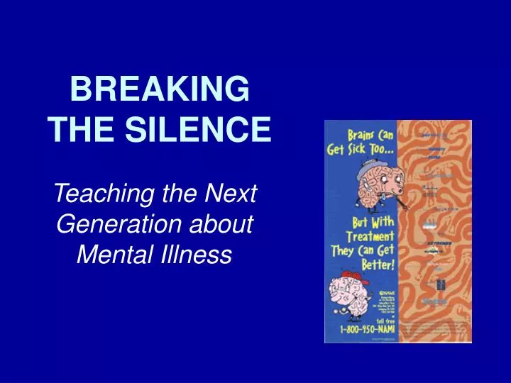 breaking the silence