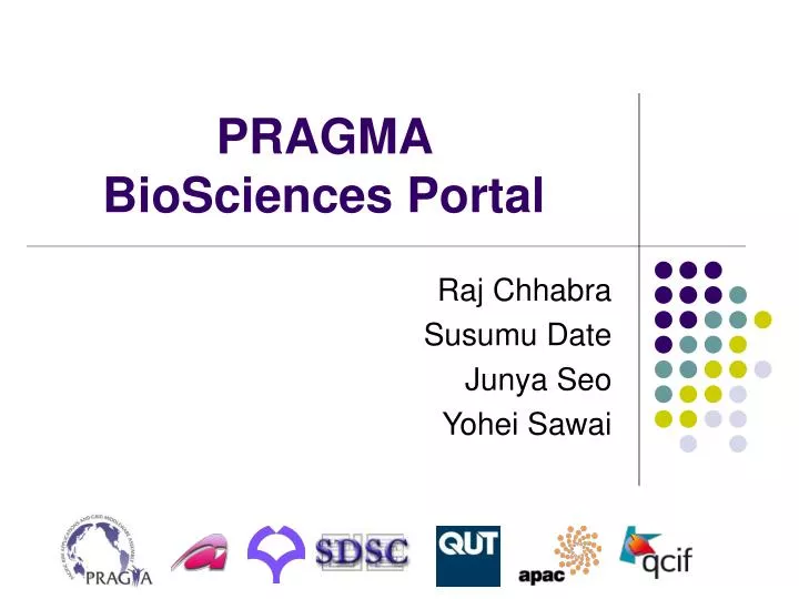 pragma biosciences portal