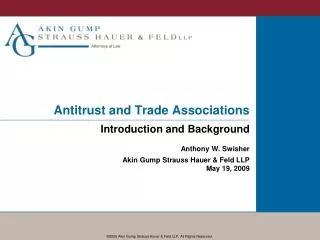 Antitrust and Trade Associations