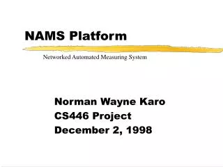 NAMS Platform