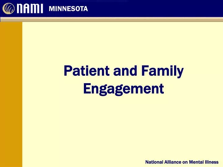 patient and family engagement