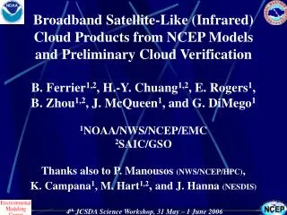 Background on Satellite Cloud Products