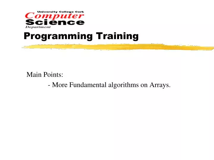 programming training