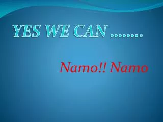 Namo !! Namo