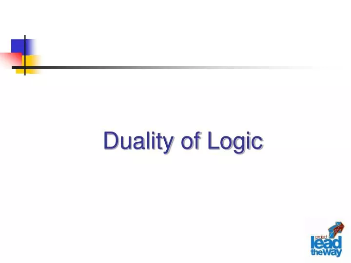 duality of logic