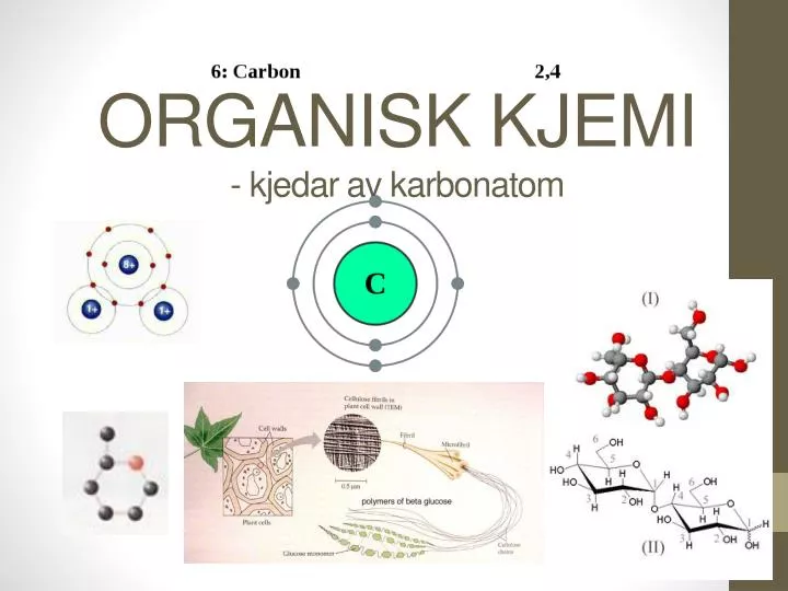 organisk kjemi kjedar av karbonatom