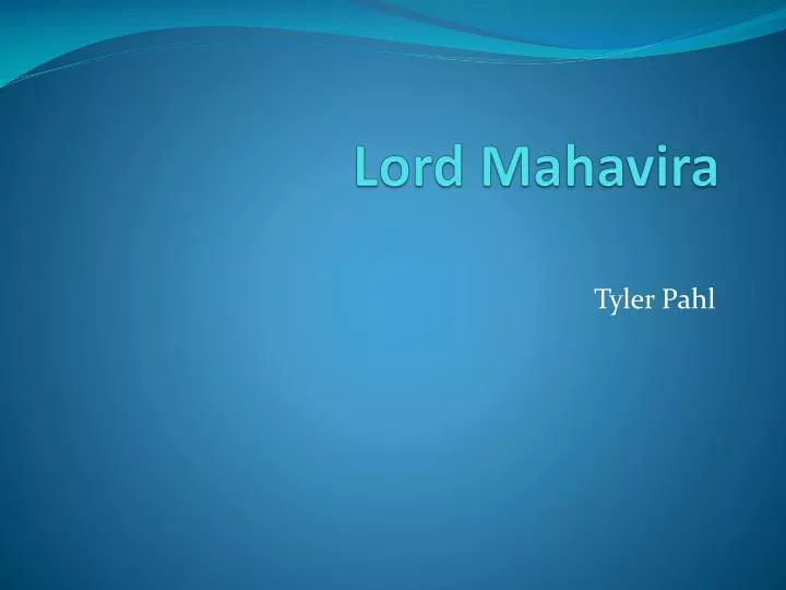 lord mahavira