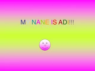 m y n a n e i s a d i