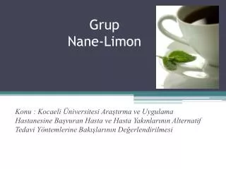 grup nane limon