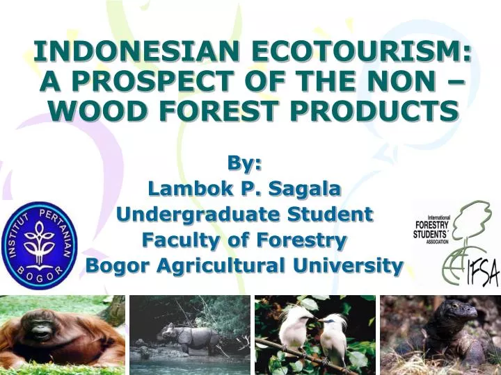 indonesian ecotourism a prospect of the non wood forest products