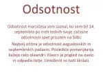Odsotnost - slide 1