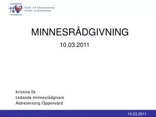 minnesr dgivning 10 03 2011