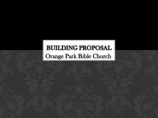 Building proposal