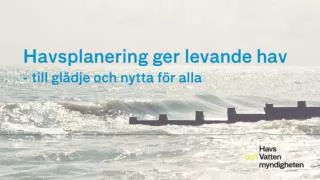 havsplanering
