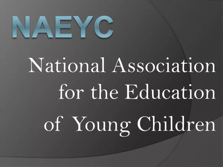 national association for the education of young children