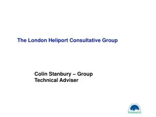 The London Heliport Consultative Group