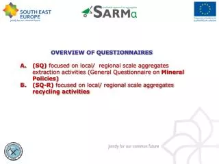 OVERVIEW OF QUESTIONNAIRES