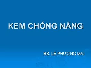 kem ch ng n ng