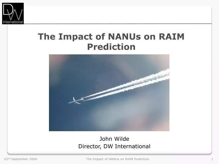 the impact of nanus on raim prediction
