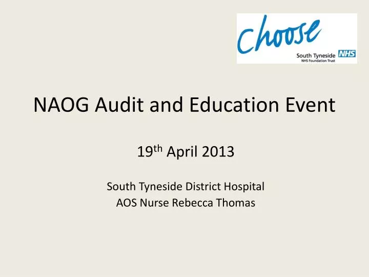 naog audit and education event