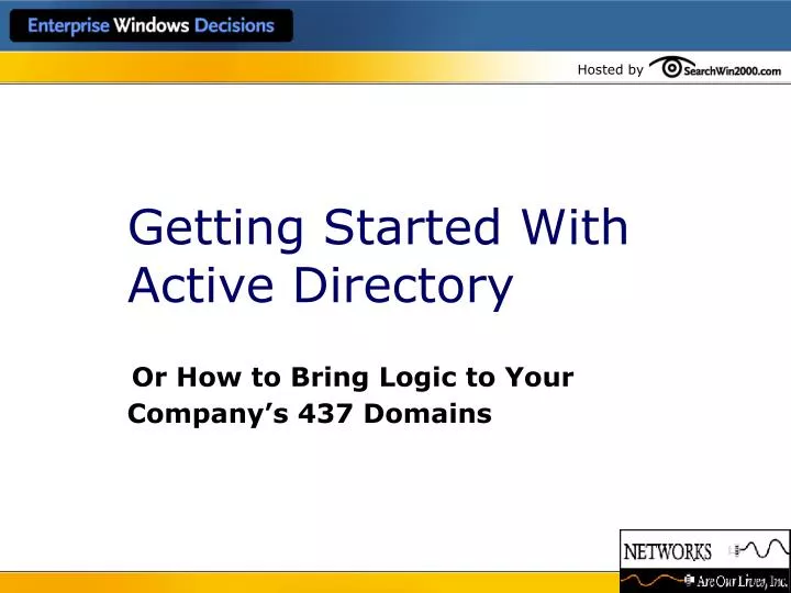 getting started with active directory