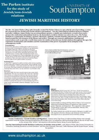 JEWISH MARITIME HISTORY