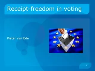 Receipt-freedom in voting