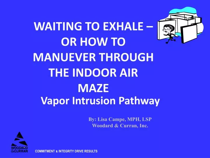 waiting to exhale or how to manuever through the indoor air maze