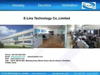 E-Lins Technology Co.,Limited